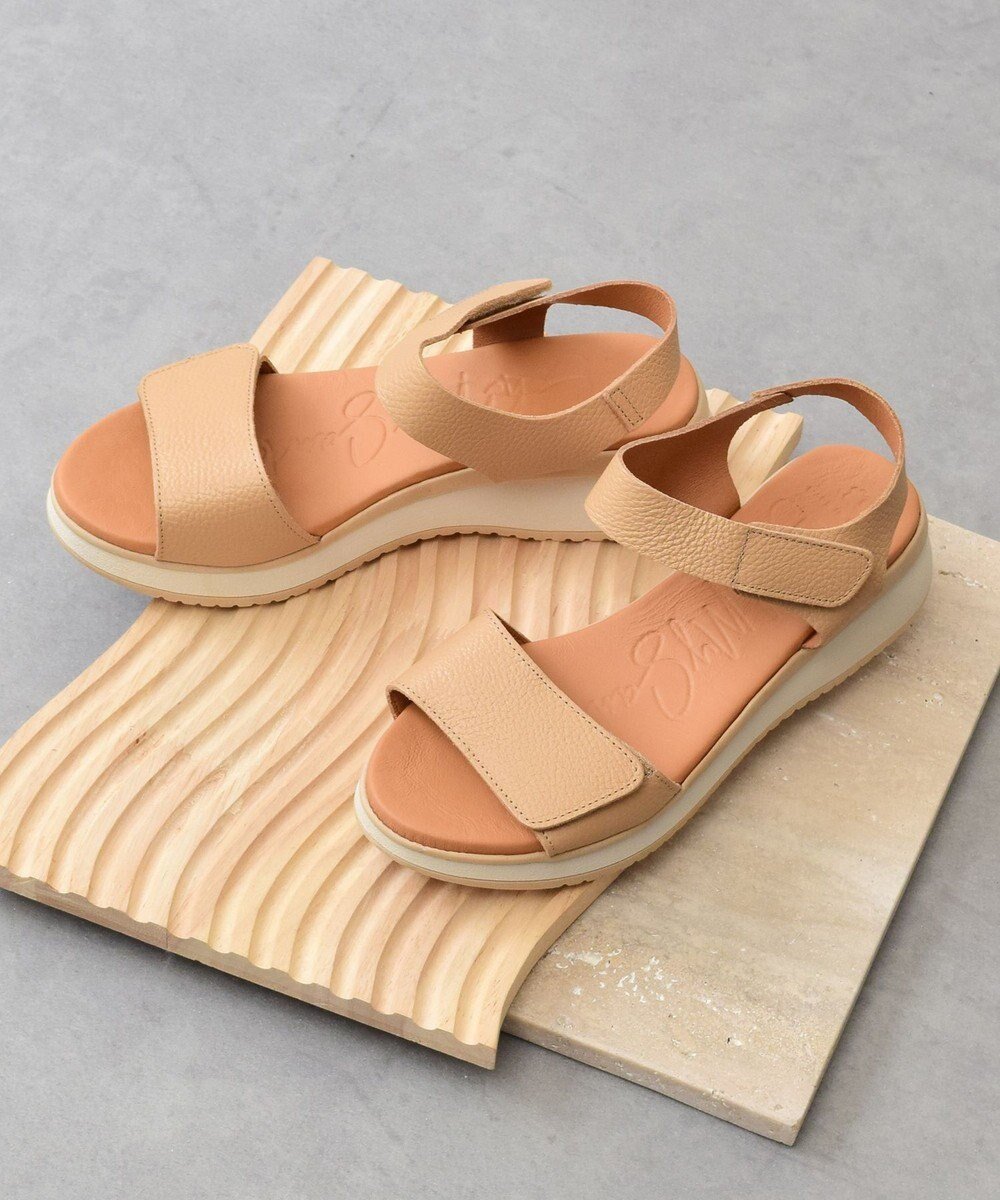 【インター ショシュール/INTER-CHAUSSURES】の【Oh my Sandals】ベルクロローヒールサンダル インテリア・キッズ・メンズ・レディースファッション・服の通販 founy(ファニー) 　ファッション　Fashion　レディースファッション　Ladies' Fashion Online　サンダル　Sandals　シンプル　Simple　再入荷　Restock/Back In Stock/Re Arrival　夏　Summer　S/S・春夏　Ss・Spring/Summer　A/W・秋冬　Aw・Autumn/Winter・Fw・Fall-Winter　キャメル|ID: prp329100004515397 ipo3291000000032674310