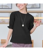 【ティアクラッセ/Tiaclasse】の【洗える】シアーシャーリング2WAYブラウス ブラック|ID: prp329100004515429 ipo3291000000031904923