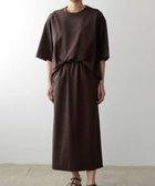【フォルフォルモ/FORFORMO】の【洗える】Layered T-shirt Dress レイヤードTシャツドレス ブラウン|ID: prp329100004515436 ipo3291000000032739160