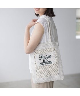 【組曲/KUMIKYOKU】 【先行予約】レタリングクロッシェトート バッグ人気、トレンドファッション・服の通販 founy(ファニー) ファッション Fashion レディースファッション WOMEN バッグ Bag NEW・新作・新着・新入荷 New Arrivals おすすめ Recommend ポケット Pocket 夏 Summer |ID:prp329100004515442