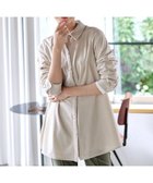 【ティアクラッセ/Tiaclasse】の【洗える】コーデュロイシャツチュニックブラウス アイボリー|ID: prp329100004515537 ipo3291000000031906064
