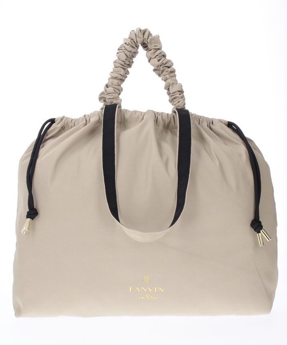 【ランバン オン ブルー/LANVIN en Bleu】のクラリス 2wayバッグ インテリア・キッズ・メンズ・レディースファッション・服の通販 founy(ファニー) 　ファッション　Fashion　レディースファッション　WOMEN　バッグ　Bag　シンプル　Simple　ハンドバッグ　Handbag　フラット　Flat　再入荷　Restock/Back In Stock/Re Arrival　巾着　Purse　ベージュ|ID: prp329100004515543 ipo3291000000031906252