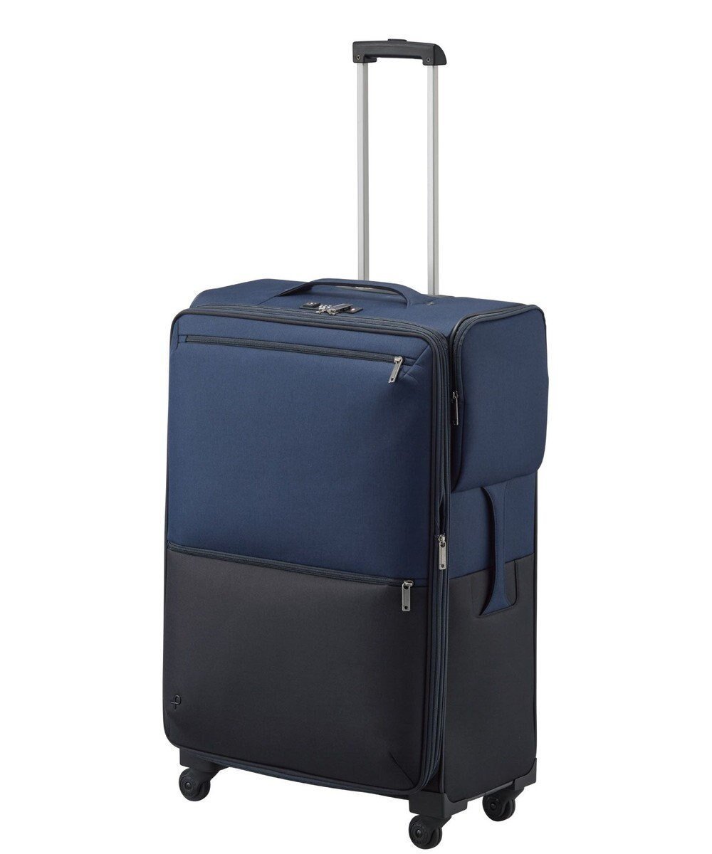 【エースバッグズアンドラゲッジ/ACE BAGS & LUGGAGE】のProteca アクトーイ2 ソフトケース 95L エキスパンド 12104 プロテカ 日本製 インテリア・キッズ・メンズ・レディースファッション・服の通販 founy(ファニー) 　ファッション　Fashion　レディースファッション　WOMEN　スーツ　Suits　フラップ　Flap　フロント　Front　ポケット　Pocket　日本製　Made In Japan　旅行　Travel　スーツケース キャリーケース　Suitcase　ネイビー|ID: prp329100004515551 ipo3291000000031984571