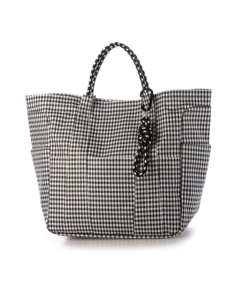 【アンビリオン/UNBILLION】のカシュカシュ cachecache / パラコードハンドルポリエチレントートバッグ インテリア・キッズ・メンズ・レディースファッション・服の通販 founy(ファニー) 　ファッション　Fashion　レディースファッション　WOMEN　バッグ　Bag　春　Spring　カラフル　Colorful　チャーム　Charm　トレンド　Trend　ハンド　Hand　ビッグ　Big　ミックス　Mix　モチーフ　Motif　リゾート　Resort　S/S・春夏　Ss・Spring/Summer　再入荷　Restock/Back In Stock/Re Arrival　夏　Summer　ブラックミックス|ID: prp329100004515563 ipo3291000000031906435