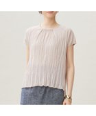 【自由区/JIYU-KU】の【洗える】ジョーゼットプリーツコンビ カットソー サンドベージュ|ID: prp329100004515571 ipo3291000000031906501