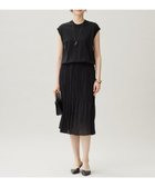 【自由区/JIYU-KU】の【洗える】ジョーゼットプリーツコンビ ワンピース ブラック|ID: prp329100004515572 ipo3291000000031906517