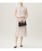 【自由区/JIYU-KU】の【洗える】ジョーゼットプリーツコンビ ワンピース サンドベージュ|ID: prp329100004515572 ipo3291000000031906518