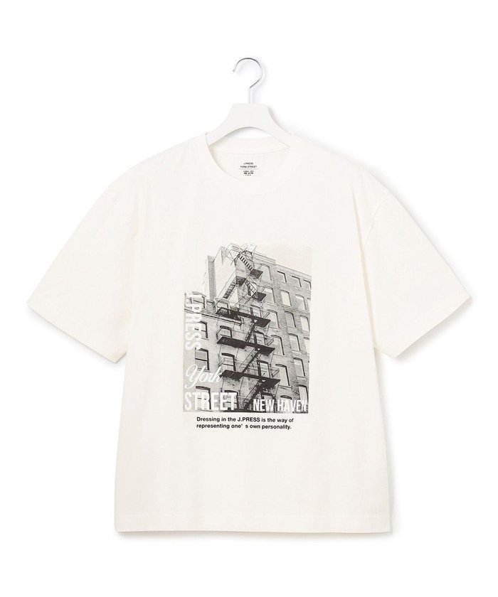 【ジェイプレスヨークストリート/J.PRESS YORK STREET】の【UNISEX】フォトプリントTシャツ ”New Yourk street” インテリア・キッズ・メンズ・レディースファッション・服の通販 founy(ファニー) https://founy.com/ ファッション Fashion レディースファッション WOMEN トップス・カットソー Tops/Tshirt シャツ/ブラウス Shirts/Blouses ロング / Tシャツ T-Shirts カットソー Cut and Sewn ユニセックス Unisex アメリカン American カットソー Cut And Sew グラフィック Graphic ニューヨーク New York プリント Print 夏 Summer 春 Spring S/S・春夏 Ss・Spring/Summer |ID: prp329100004515615 ipo3291000000031907179