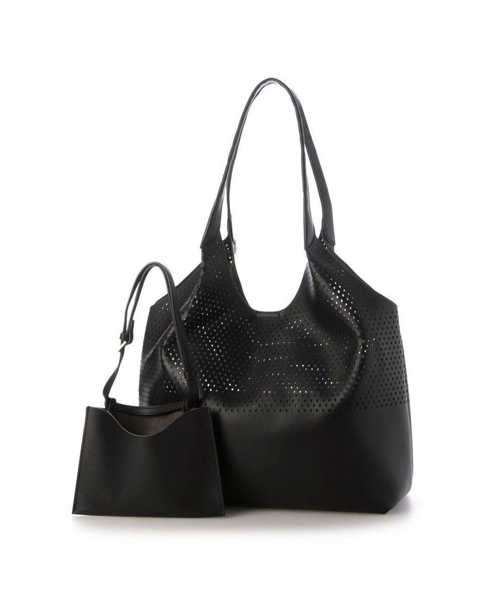 【アンビリオン/UNBILLION】のカシュカシュ cachecache / パンチングソフトトート インテリア・キッズ・メンズ・レディースファッション・服の通販 founy(ファニー) ファッション Fashion レディースファッション Fashion for Women バッグ Bags カラフル Colorful Design ハンド Hand, Handmade ポケット Pocket, Pocket Detail ミックス Mix, Mixed Style モチーフ Motif, Design Theme 再入荷 Restock / Back in Stock おすすめ Recommended / Our Picks ビジネス 仕事 通勤 Business / Work / Commuting ブラック|ID: prp329100004515618 ipo3291000000033642786