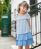 【組曲 / KIDS/KUMIKYOKU】の【UVカット】【SS-Lサイズ】マリンストライプ スイムウェア(セパレート) サックスブルー|ID: prp329100004516221 ipo3291000000034281874