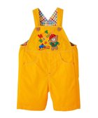 【ミキハウスホットビスケッツ/MIKI HOUSE HOT BISCUITS / KIDS】の【70-110cm】 レトロ ロゴ刺繍 オーバーオール 黄|ID: prp329100004516224 ipo3291000000032037319