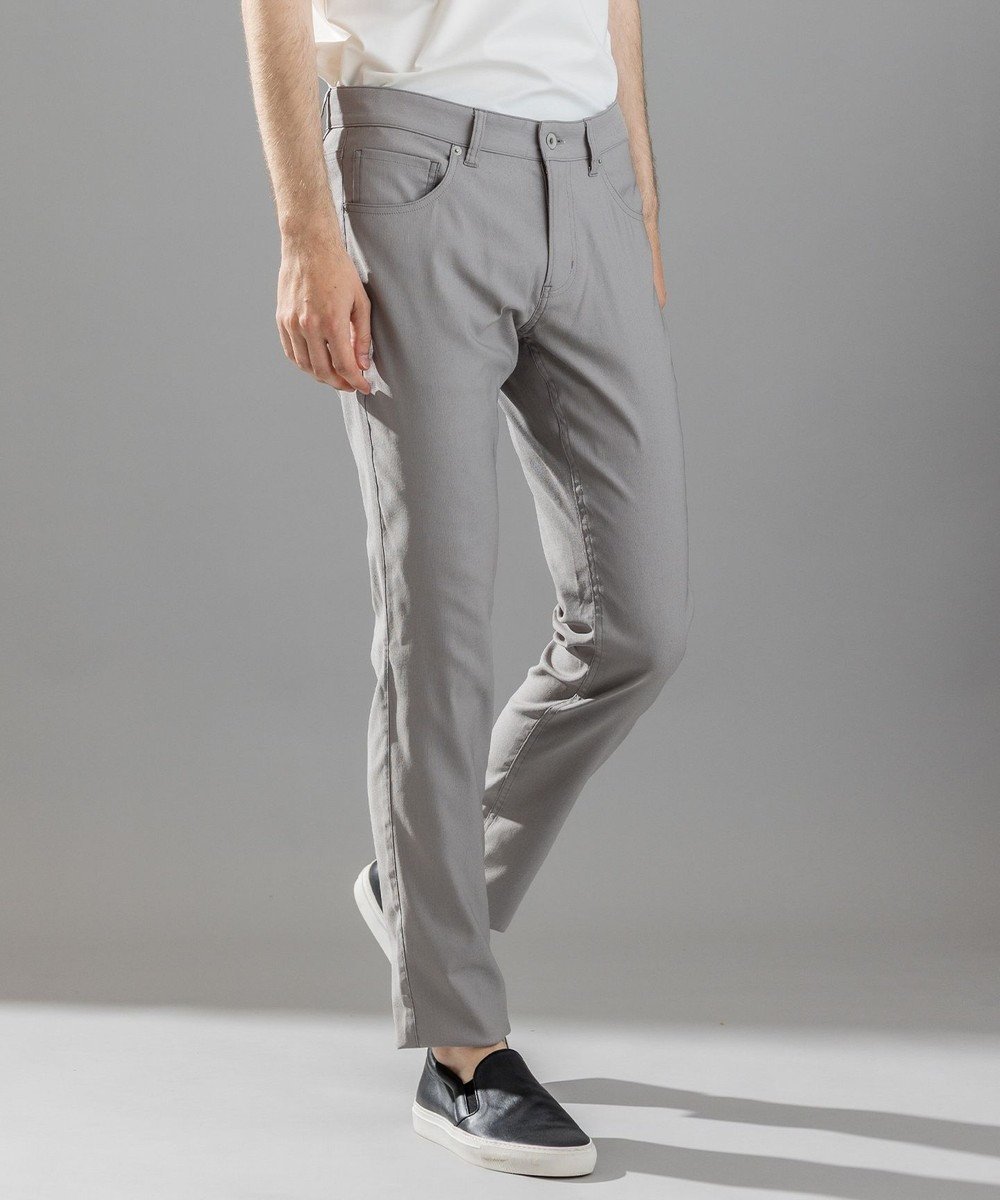 【ジョゼフ オム/JOSEPH HOMME / MEN】の新素材【洗える/ストレッチ】テクノドライストレッチ 5ポケットパンツ / STICK 5P インテリア・キッズ・メンズ・レディースファッション・服の通販 founy(ファニー) 　ファッション　Fashion　メンズファッション　Fashion for Men　ボトムス　Bottoms　ストレッチ　Stretch, Stretchy Fabric　ストレート　Straight, Straight Cut　スリム　Slim, Slim Fit　ポケット　Pocket, Pocket Detail　メランジ　Melange, Mixed Yarn　人気　Popular, Best Seller　夏　Summer　定番　Standard, Basic Item　春　Spring　S/S・春夏　SS, Spring/Summer, Warm Season　洗える　Machine Washable　ライトグレー系|ID: prp329100004516243 ipo3291000000032757901