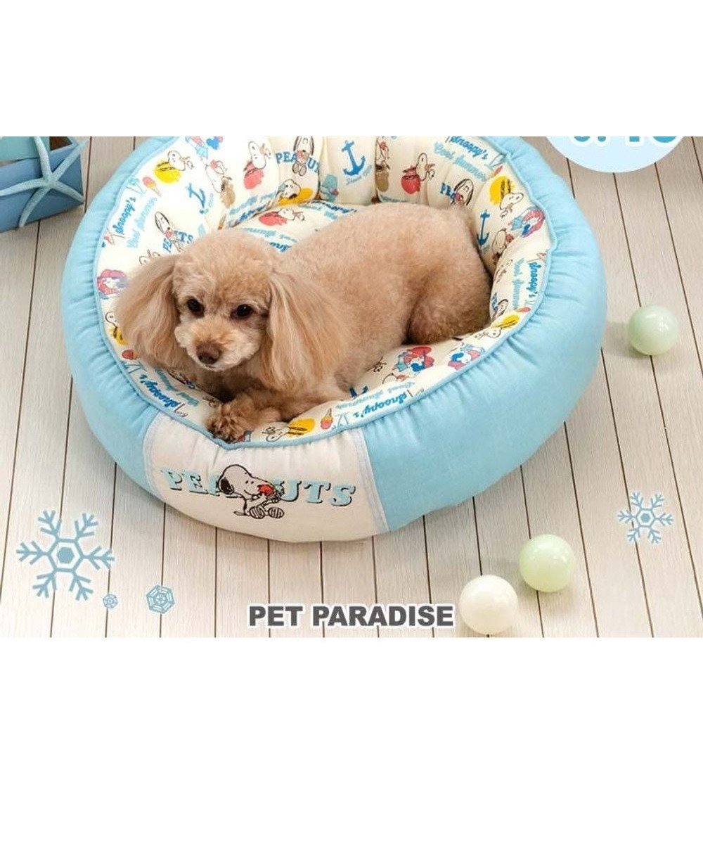 【ペットパラダイス/PET PARADISE / GOODS】のスヌーピー クールカドラー 《アイス柄》 丸型 M 人気、トレンドファッション・服の通販 founy(ファニー) 　クッション　Cushion　クール　Cool　夏　Summer　洗える　Washable　犬　Dog　猫　Cat　ホーム・キャンプ・アウトドア・お取り寄せ　Home,Garden,Outdoor,Camping Gear　ペットグッズ　Pet Supplies　 other-1|ID: prp329100004516245 ipo3291000000031987833