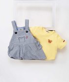 【ミキハウスホットビスケッツ/MIKI HOUSE HOT BISCUITS / KIDS】のストライプ柄 ジャンパースカート&ワンポイント半袖Tシャツギフトセット【BOX付き】 人気、トレンドファッション・服の通販 founy(ファニー) ファッション Fashion キッズファッション KIDS インナー Inner カラフル Colorful ギフト プレゼント Gift Present サッカー Soccer シンプル Simple ストライプ Stripe ベビー Baby ワンポイント One Point 半袖 Short Sleeve 夏 Summer thumbnail 黄|ID: prp329100004516250 ipo3291000000031987850