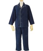 【ウチノ/UCHINO / MEN】のエアリータッチメンズパジャマ 人気、トレンドファッション・服の通販 founy(ファニー) ファッション Fashion メンズファッション MEN パジャマ Pajamas 吸水 Water Absorption thumbnail ダークブルー|ID: prp329100004516295 ipo3291000000031915836