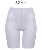 【ワコール/WACOAL】のガードル ロング丈 【EverChic】 綿混メッシュ生地(本体) 通気性(本体) ほどよくおなか押さえ フリーカッティング仕様(裾) レディース GRC430 /ワコール グレー|ID: prp329100004516309 ipo3291000000032602703