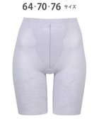 【ワコール/WACOAL】のガードル ロング丈 【EverChic】 綿混メッシュ生地(本体) 通気性(本体) ほどよくおなか押さえ フリーカッティング仕様(裾) レディース GRC430 /ワコール グレー|ID: prp329100004516309 ipo3291000000033712923