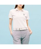【23区 ゴルフ/NIJYUSANKU GOLF】の【WOMEN】ハニカムライト鹿子 半そでポロシャツ ホワイト系|ID: prp329100004516312 ipo3291000000032414564