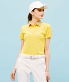 【23区 ゴルフ/NIJYUSANKU GOLF】の【WOMEN】ハニカムライト鹿子 半そでポロシャツ イエロー系|ID: prp329100004516312 ipo3291000000032414566