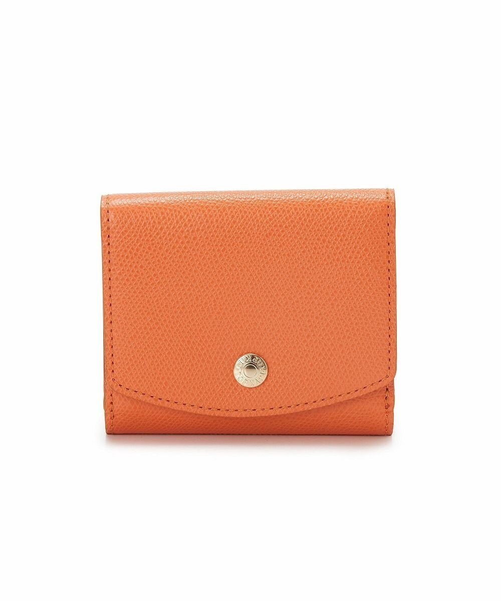 【トプカピ/TOPKAPI】の【TOPKAPI】COLORATO コロラート 角シボ型押し 二つ折り 財布 インテリア・キッズ・メンズ・レディースファッション・服の通販 founy(ファニー) 　ファッション　Fashion　レディースファッション　WOMEN　財布　Wallets　コイン　Coin　コンパクト　Compact　シンプル　Simple　財布　Wallet　フラップ　Flap　ポケット　Pocket　メタル　Metal　おすすめ　Recommend　ギフト プレゼント　Gift Present　オレンジ|ID: prp329100004516339 ipo3291000000031916454