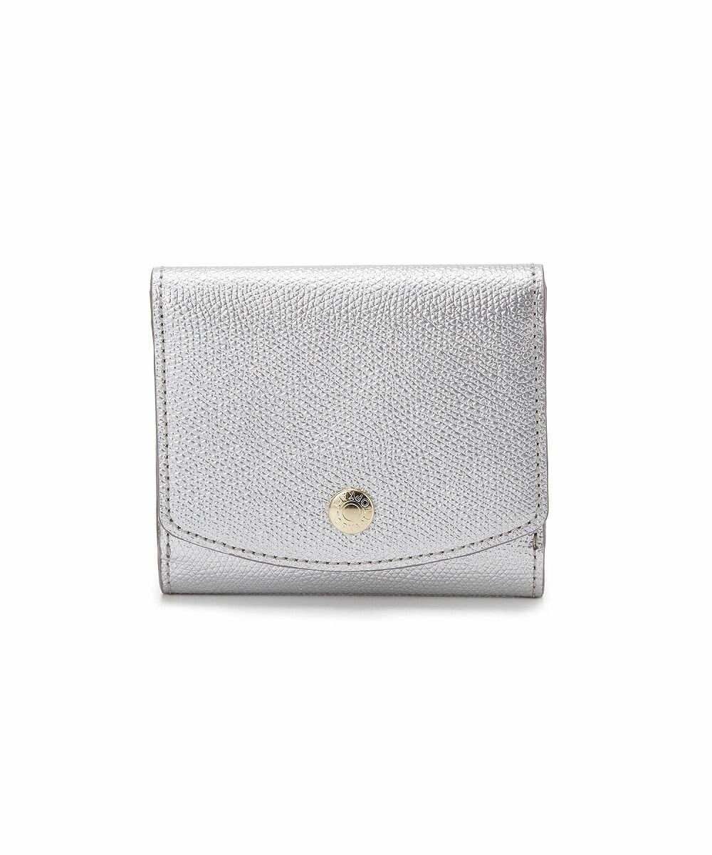 【トプカピ/TOPKAPI】の【TOPKAPI】COLORATO コロラート 角シボ型押し 二つ折り 財布 インテリア・キッズ・メンズ・レディースファッション・服の通販 founy(ファニー) 　ファッション　Fashion　レディースファッション　WOMEN　財布　Wallets　コイン　Coin　コンパクト　Compact　シンプル　Simple　財布　Wallet　フラップ　Flap　ポケット　Pocket　メタル　Metal　おすすめ　Recommend　ギフト プレゼント　Gift Present　シルバー|ID: prp329100004516339 ipo3291000000031916455
