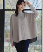 【ティアクラッセ/Tiaclasse】の【洗える】リバーシブルWフェイスポンチョ風ニット ベージュ|ID: prp329100004516349 ipo3291000000031916650