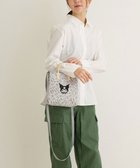 【ルートート/ROOTOTE】の8379【キティ&クロミ】IP.スクエア.シリコンハンドル.サンリオ-A 02:クロミ|ID: prp329100004516358 ipo3291000000033686704