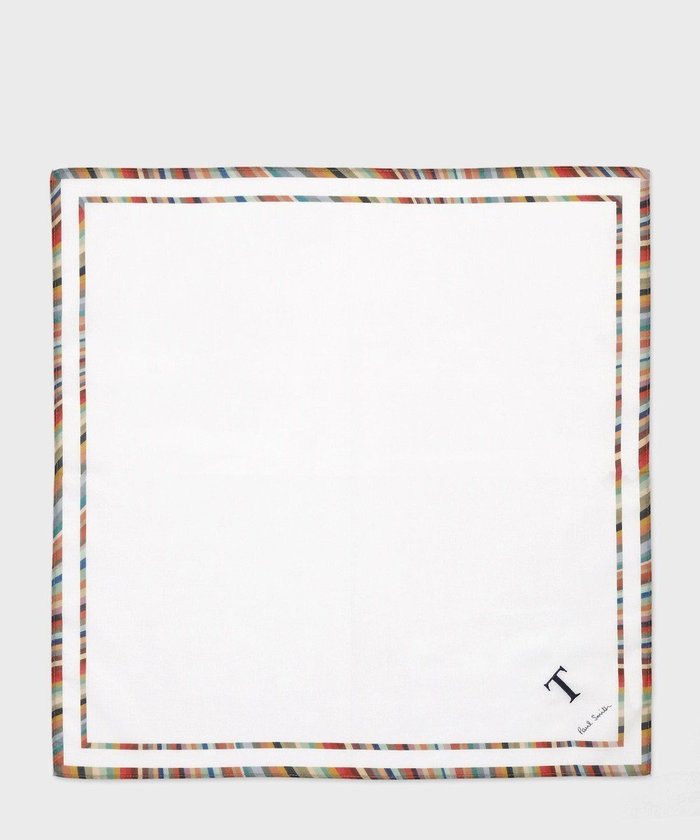 【ポール スミス/Paul Smith】のイニシャル エンブロイダリー ハンカチ【T】 インテリア・キッズ・メンズ・レディースファッション・服の通販 founy(ファニー) https://founy.com/ ファッション Fashion レディースファッション WOMEN 財布 Wallets おすすめ Recommend エンブロイダリー Embroidery ギフト プレゼント Gift Present タオル Towel ハンカチ Handkerchief ハンド Hand 財布 Wallet |ID: prp329100004516369 ipo3291000000031916896