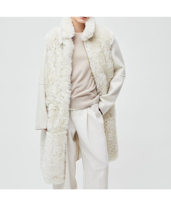 【ベイジ,/BEIGE,】のDANDEL / ミドル丈ムートンコート インテリア・キッズ・メンズ・レディースファッション・服の通販 founy(ファニー) https://founy.com/ ファッション Fashion レディースファッション WOMEN アウター Coat Outerwear コート Coats ジャケット Jackets ウェーブ Wave カットソー Cut And Sew ジャケット Jacket スタンド Stand デニム Denim ミドル Middle ムートン Mouton ラグジュアリー Luxury ランダム Random A/W・秋冬 Aw・Autumn/Winter・Fw・Fall-Winter |ID: prp329100004516384 ipo3291000000031917080