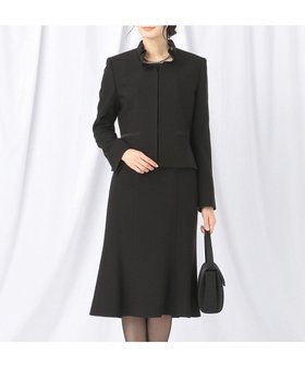 【自由区 FORMAL/JIYU-KU FORMAL】の【襟華やか】パンシルキーBSグログランジャケット+ワンピース 人気、トレンドファッション・服の通販 founy(ファニー) ファッション Fashion レディースファッション WOMEN アウター Coat Outerwear ジャケット Jackets スーツ Suits スーツ ジャケット Jacket スーツセット Suit Sets NEW・新作・新着・新入荷 New Arrivals アンサンブル Ensemble エレガント 上品 Elegant サテン Satin シンプル Simple ジャケット Jacket スーツ Suit セットアップ Set Up フリル Frills 夏 Summer S/S・春夏 Ss・Spring/Summer A/W・秋冬 Aw・Autumn/Winter・Fw・Fall-Winter |ID:prp329100004516444