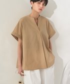 【アメリカンホリック/AMERICAN HOLIC】のスキッパー半袖シャツ Mocha|ID: prp329100004516446 ipo3291000000031917429
