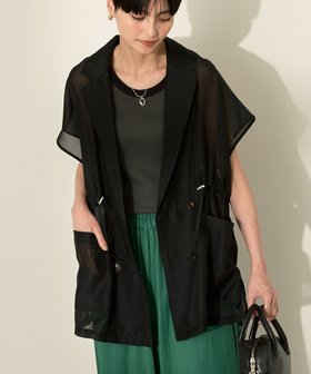 【アメリカンホリック/AMERICAN HOLIC】のシアーオーバーサイズテーラードベスト【WEB限定カラー有り】 人気、トレンドファッション・服の通販 founy(ファニー) ファッション Fashion レディースファッション WOMEN アウター Coat Outerwear トップス・カットソー Tops/Tshirt ベスト/ジレ Gilets/Vests NEW・新作・新着・新入荷 New Arrivals シアー Sheer ダブル Double フロント Front ベスト Vest ポケット Pocket 夏 Summer 春 Spring S/S・春夏 Ss・Spring/Summer |ID:prp329100004516447