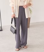 【アメリカンホリック/AMERICAN HOLIC】のシャーリングイージーパンツ Charcoal Gray|ID: prp329100004516450 ipo3291000000031917468