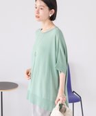 【アメリカンホリック/AMERICAN HOLIC】の接触冷感サイドスリットニットプルオーバー Mint|ID: prp329100004516454 ipo3291000000031917516