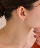 【フィービィー/phoebe】の【金属アレルギー対応】ハートフープワンタッチピアス シルバー/サージカルステンレス シルバー|ID: prp329100004516487 ipo3291000000032737736
