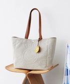 【トプカピ/TOPKAPI】の【Breath TOPKAPI】SMILE COLLECTION エンボス スマイル ビッグ トートバッグ /スマイルチャーム付き ベージュ|ID: prp329100004516498 ipo3291000000031917777