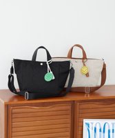 【トプカピ/TOPKAPI】の【Breath TOPKAPI】SMILE COLLECTION エンボス スマイル 2way トートバッグ /スマイルチャーム付き 人気、トレンドファッション・服の通販 founy(ファニー) ファッション Fashion レディースファッション Ladies' Fashion Online バッグ Bag キャンバス Canvas チャーム Charm フロント Front ポケット Pocket モチーフ Motif |ID:prp329100004516500