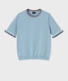 【ポール スミス/Paul Smith】の【洗える】フレアスリーブ 半袖ニット ライトブルー|ID: prp329100004516510 ipo3291000000031917857