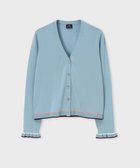 【ポール スミス/Paul Smith】の【洗える】フレアスリーブ カーディガン ライトブルー|ID: prp329100004516511 ipo3291000000031917871