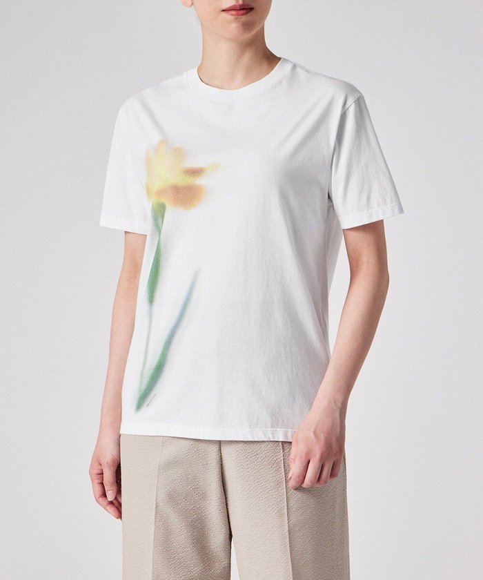 【ポール スミス/Paul Smith】のBlurred Flower Stem 半袖Tシャツ インテリア・キッズ・メンズ・レディースファッション・服の通販 founy(ファニー) https://founy.com/ ファッション Fashion レディースファッション Ladies' Fashion Online トップス・カットソー Tops/Tshirt シャツ/ブラウス Shirts/Blouses ロング / Tシャツ T-Shirts カットソー Cut and Sewn カットソー Cut And Sew ワーク Work エレガント 上品 Elegant 半袖 Short Sleeve 夏 Summer S/S・春夏 Ss・Spring/Summer A/W・秋冬 Aw・Autumn/Winter・Fw・Fall-Winter |ID: prp329100004516518 ipo3291000000032586285