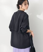 【クラフトスタンダードブティック/CRAFT STANDARD BOUTIQUE】のバックフリルシャツ 人気、トレンドファッション・服の通販 founy(ファニー) ファッション Fashion レディースファッション Fashion for Women トップス・カットソー Cut & Sew Tops シャツ・ブラウス・オフィスカジュアル Elegant Blouses & Button-Ups 春 Spring ギンガム Gingham, Gingham Fabric シンプル Simple, Minimal スタンド Stand Collar, Upright Stand ストライプ Stripe, Striped Pattern チェック Check, Plaid, Tartan ポケット Pocket, Pocket Detail 羽織 Haori, Light Jacket S/S・春夏 SS, Spring/Summer, Warm Season 夏 Summer エレガント 上品 Elegant 2025年 2025 2025春夏・S/S Spring/Summer 2025 SS25 thumbnail Black|ID: prp329100004516524 ipo3291000000033332078