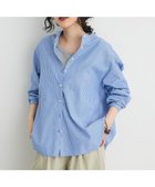 【クラフトスタンダードブティック/CRAFT STANDARD BOUTIQUE】のバックフリルシャツ 人気、トレンドファッション・服の通販 founy(ファニー) ファッション Fashion レディースファッション Fashion for Women トップス・カットソー Cut & Sew Tops シャツ・ブラウス・オフィスカジュアル Elegant Blouses & Button-Ups 春 Spring ギンガム Gingham, Gingham Fabric シンプル Simple, Minimal スタンド Stand Collar, Upright Stand ストライプ Stripe, Striped Pattern チェック Check, Plaid, Tartan ポケット Pocket, Pocket Detail 羽織 Haori, Light Jacket S/S・春夏 SS, Spring/Summer, Warm Season 夏 Summer エレガント 上品 Elegant 2025年 2025 2025春夏・S/S Spring/Summer 2025 SS25 thumbnail Stripe Blue|ID: prp329100004516524 ipo3291000000033332081