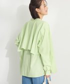 【クラフトスタンダードブティック/CRAFT STANDARD BOUTIQUE】のバックフリルシャツ 人気、トレンドファッション・服の通販 founy(ファニー) ファッション Fashion レディースファッション Fashion for Women トップス・カットソー Cut & Sew Tops シャツ・ブラウス・オフィスカジュアル Elegant Blouses & Button-Ups 春 Spring ギンガム Gingham, Gingham Fabric シンプル Simple, Minimal スタンド Stand Collar, Upright Stand ストライプ Stripe, Striped Pattern チェック Check, Plaid, Tartan ポケット Pocket, Pocket Detail 羽織 Haori, Light Jacket S/S・春夏 SS, Spring/Summer, Warm Season 夏 Summer エレガント 上品 Elegant 2025年 2025 2025春夏・S/S Spring/Summer 2025 SS25 thumbnail Stripe Green|ID: prp329100004516524 ipo3291000000033332083