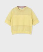 【ポール スミス/Paul Smith】の【洗える】シアーボーダー 半袖ニット ライトイエロー|ID: prp329100004516533 ipo3291000000031918005