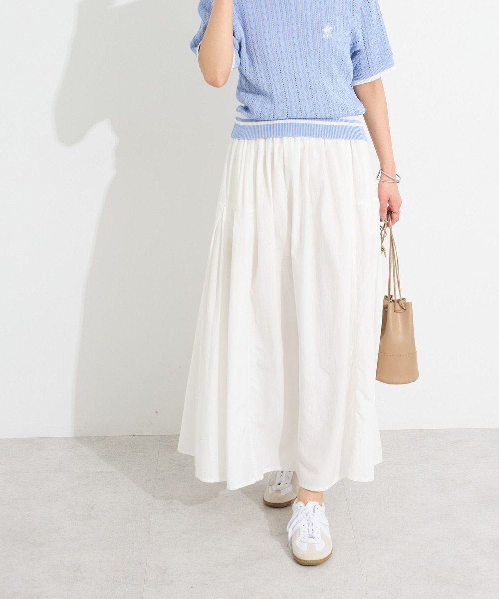 【クラフトスタンダードブティック/CRAFT STANDARD BOUTIQUE】のサイドタック切り替えスカート 人気、トレンドファッション・服の通販 founy(ファニー) 　ファッション　Fashion　レディースファッション　Ladies' Fashion Online　スカート　Skirt　春　Spring　ギャザー　Gather　切替　Switching　とろみ　Thickness　フィット　Fit　フレア　Flare　ベーシック　Basic　ポケット　Pocket　S/S・春夏　Ss・Spring/Summer　夏　Summer　2025年　2025　2025春夏・S/S　Ss,Spring/Summer,2025　 other-1|ID: prp329100004516534 ipo3291000000032193131