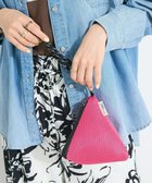 【クラフトスタンダードブティック/CRAFT STANDARD BOUTIQUE】のトライアングルメッシュショルダーポーチ Pink|ID: prp329100004516537 ipo3291000000031918034