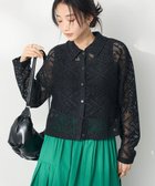 【クラフトスタンダードブティック/CRAFT STANDARD BOUTIQUE】のクロシェレースカーディガン Black|ID: prp329100004516540 ipo3291000000031918048