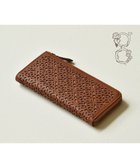 【ゲンテン/genten】のダイヤカットワーク Lファスナー長財布 チャ|ID: prp329100004516566 ipo3291000000033686063
