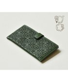 【ゲンテン/genten】のダイヤカットワーク マチなし長財布 人気、トレンドファッション・服の通販 founy(ファニー) ファッション Fashion レディースファッション Fashion for Women ミニ財布・二つ折り財布 Wallets & Card Cases イタリア Italy ワーク Workwear, Utility Style 定番 Standard, Basic Item 財布 Wallet, Purse 透かし Cut-Out, Lacework thumbnail フォレストグリーン|ID: prp329100004516574 ipo3291000000033063188