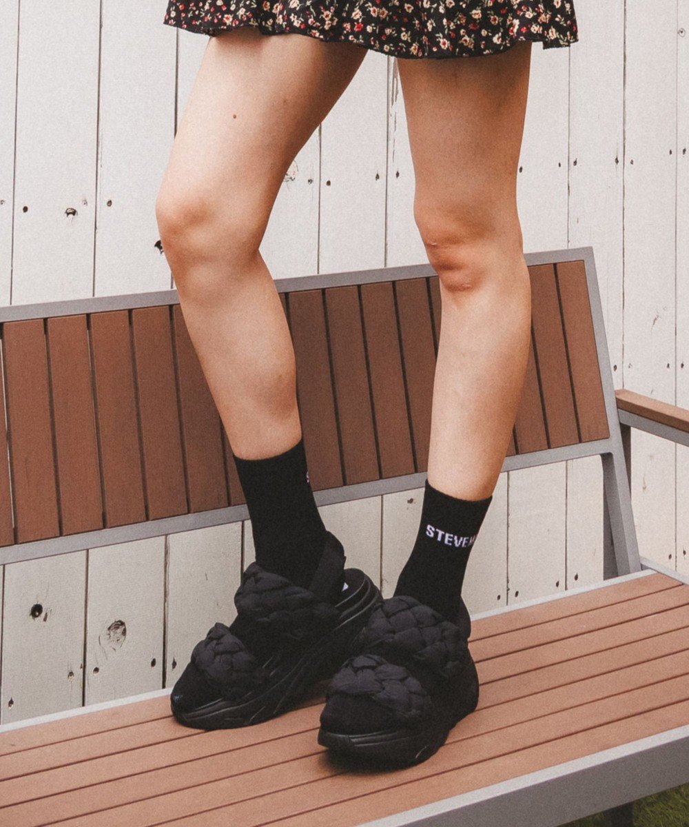 【スティーブマデン/STEVE MADDEN】のHORIZON 5 編み込みスポーツサンダル インテリア・キッズ・メンズ・レディースファッション・服の通販 founy(ファニー) 　ファッション　Fashion　レディースファッション　WOMEN　スポーツウェア　Sportswear　サンダル / ミュール　Sandals　サンダル　Sandals　シューズ　Shoes　スタイリッシュ　Stylish　スポーツ　Sports　スポーティ　Sporty　フェミニン　Feminine　厚底　Platforms　夏　Summer　春　Spring　S/S・春夏　Ss・Spring/Summer　ブラックブラック|ID: prp329100004516583 ipo3291000000032213237